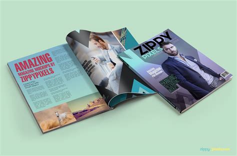 magazine mockup psd free download.